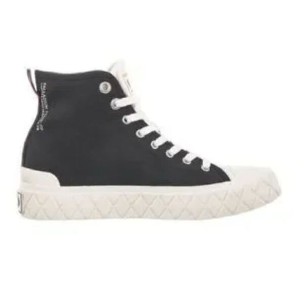 New Free People x Palladium Palla Ace Cvs Mid Black Hi-Top Sneakers US M 8 W9.5 - Picture 8 of 10